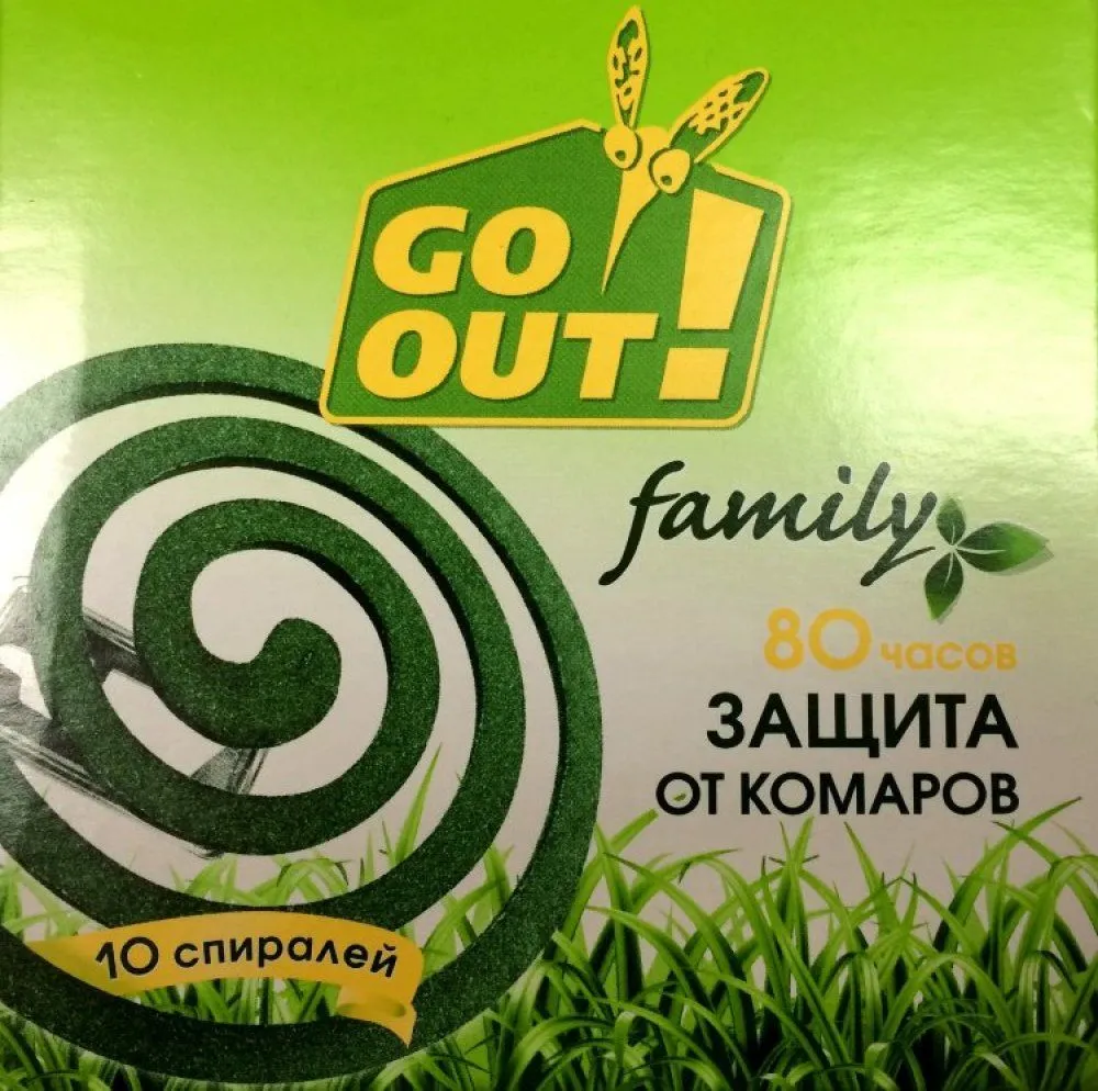 Спираль от комаров GO OUT (60)