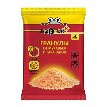 Гранулы от муравьев и тараканов NADZOR 50 гр (100)