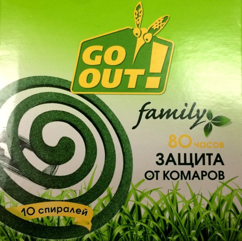 Спираль от комаров GO OUT (60)