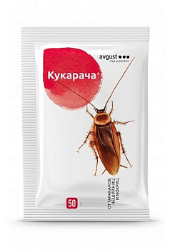 Кукарача 50г (от тараканов, мокриц, чешуйниц) Август (150)